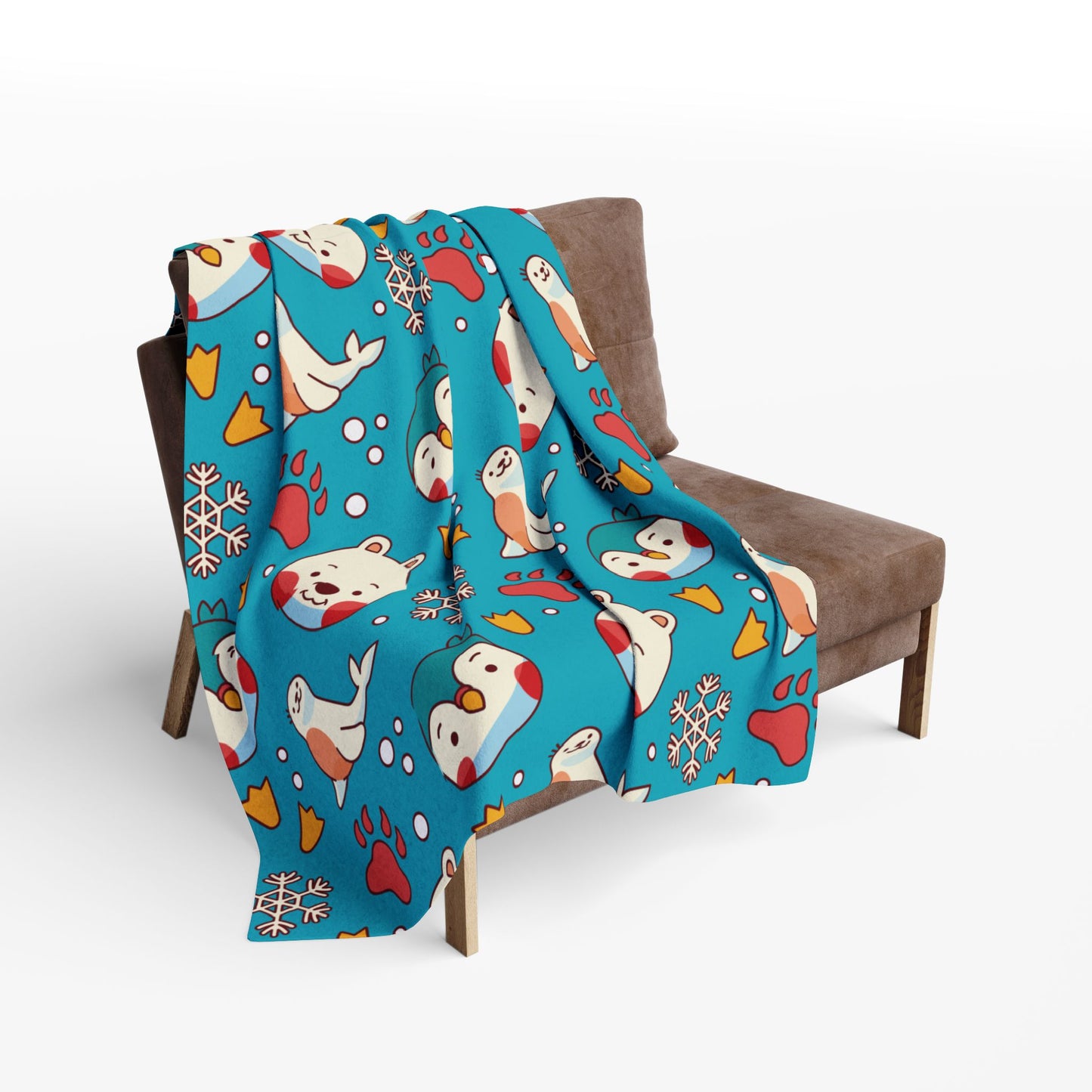 Arctic Fleece Blanket: Arctic Friends