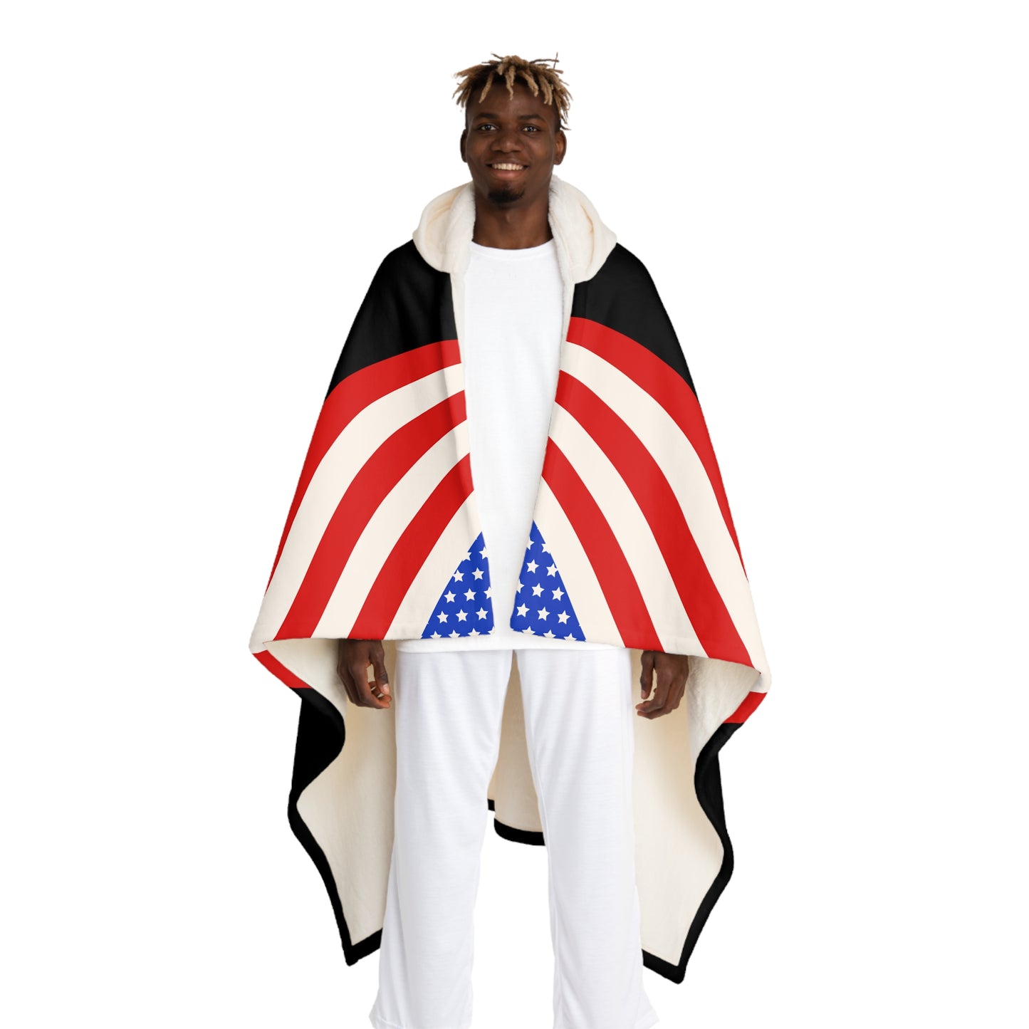 USA Independence Day Hooded Blanket