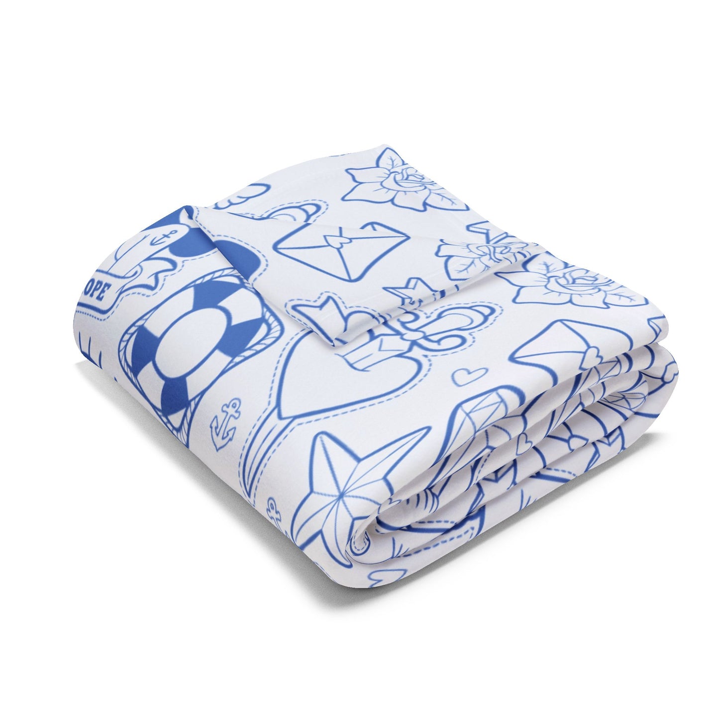 Cozy Arctic Fleece Blanket with Whimsical Designs | Perfect for Home Decor or Gifting