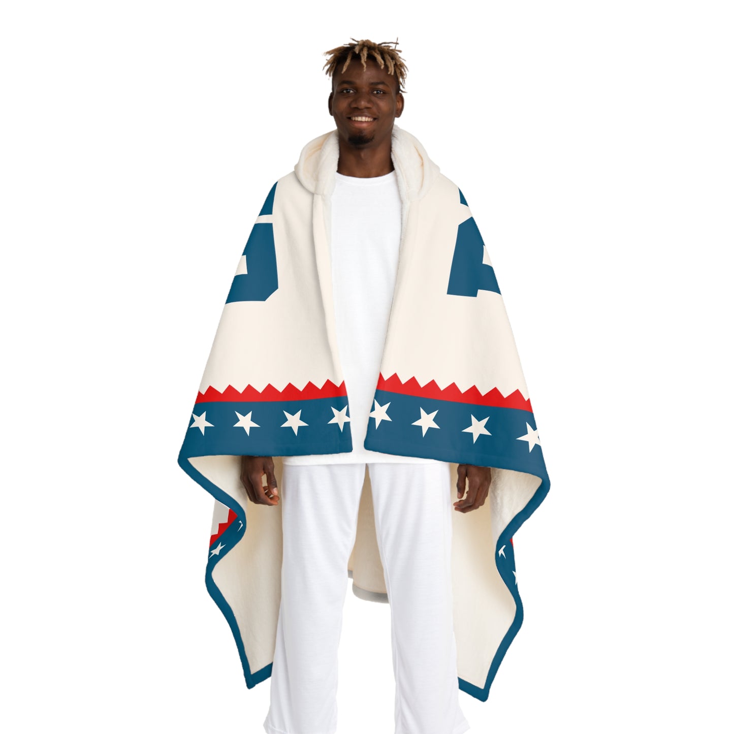 Proud To Be American Hooded Blanket